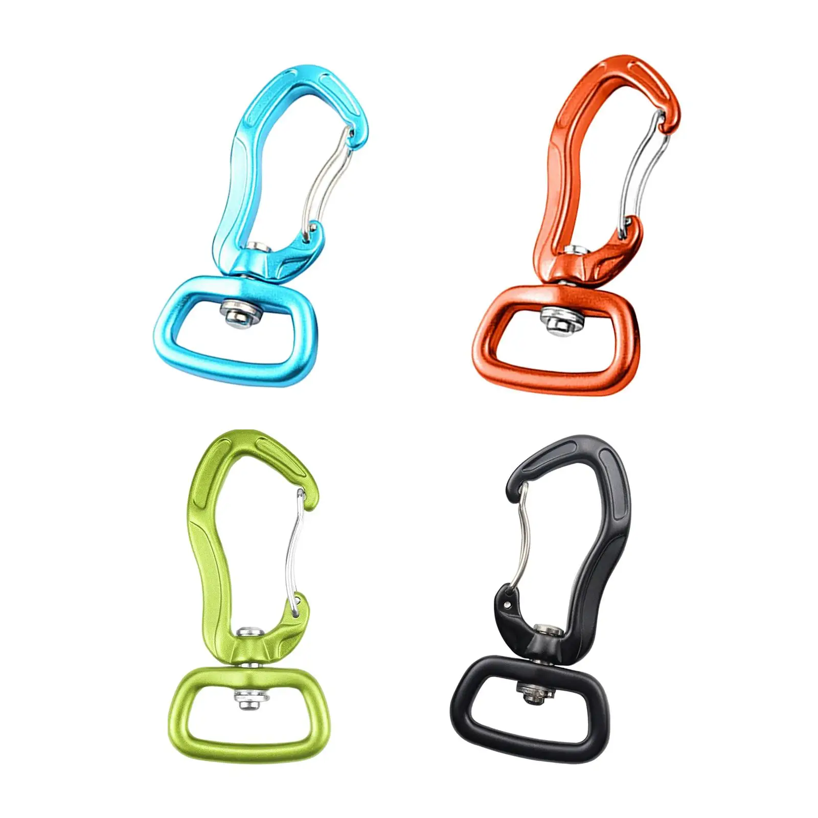 360° Rotating Swivel Carabiner Clip Multifunctional Locking Carabiner Clip For