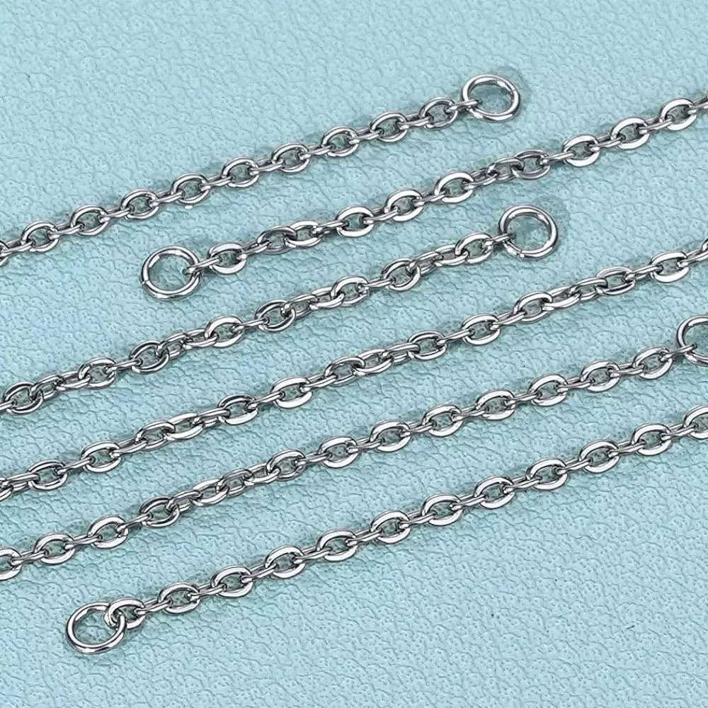 Fashion Titanium Nose Chain Three Layer Chain 25-50mm Labret Chain DIY Double Chain Daith Ear Studs Piercing Ear Nose Jewelry view 4