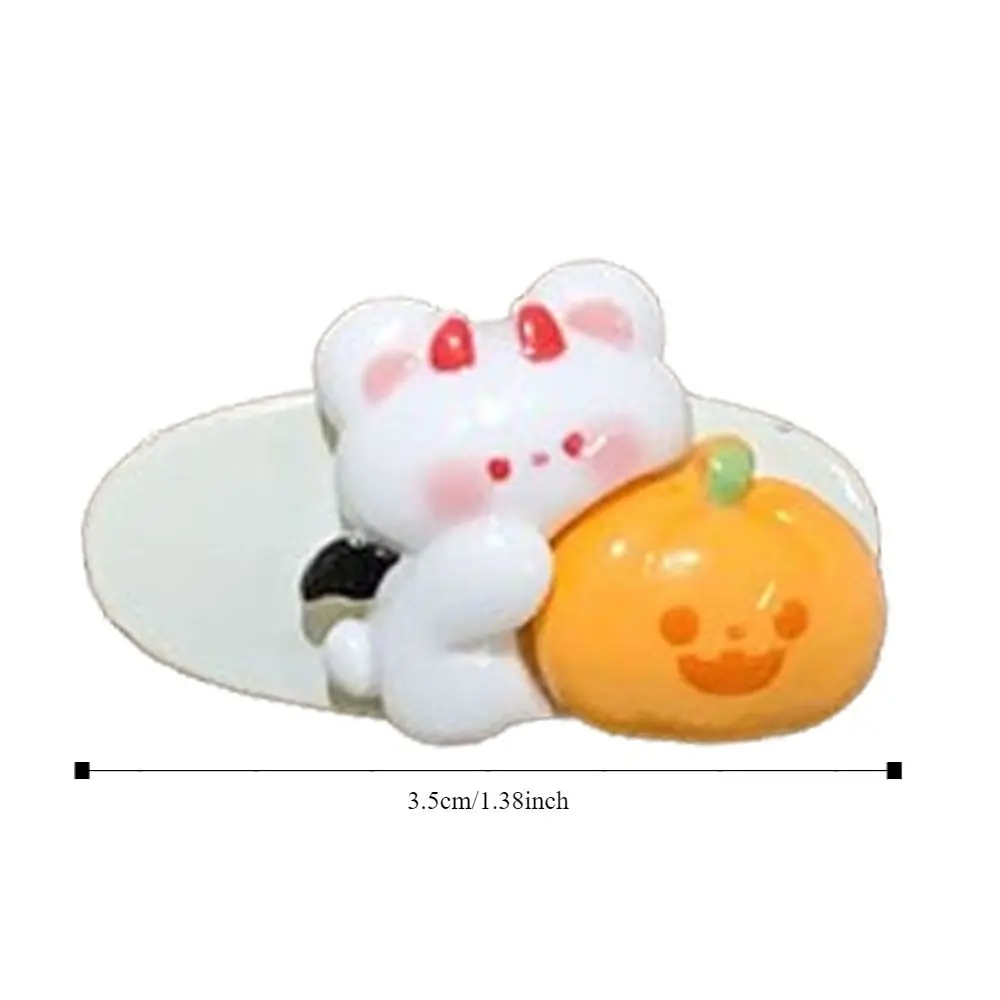 Little Bear Ghost Pumpkin fermagli per capelli di Halloween resina Little Bear Fun Children Barrettes carino Versatile clip laterali Lolita Girl