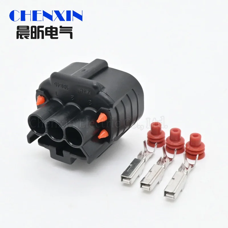 90980-10845 6189-6916 6189-0099 3 Pin Automotive Connectors Air Conditioning Pressure Wire Harness Plug