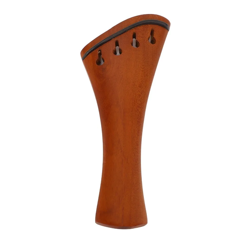Durable 4/4 Size Violin Tailpiece Jujube Wood Wood Color Fiddle Tailpiece Violin Accessories For Violin