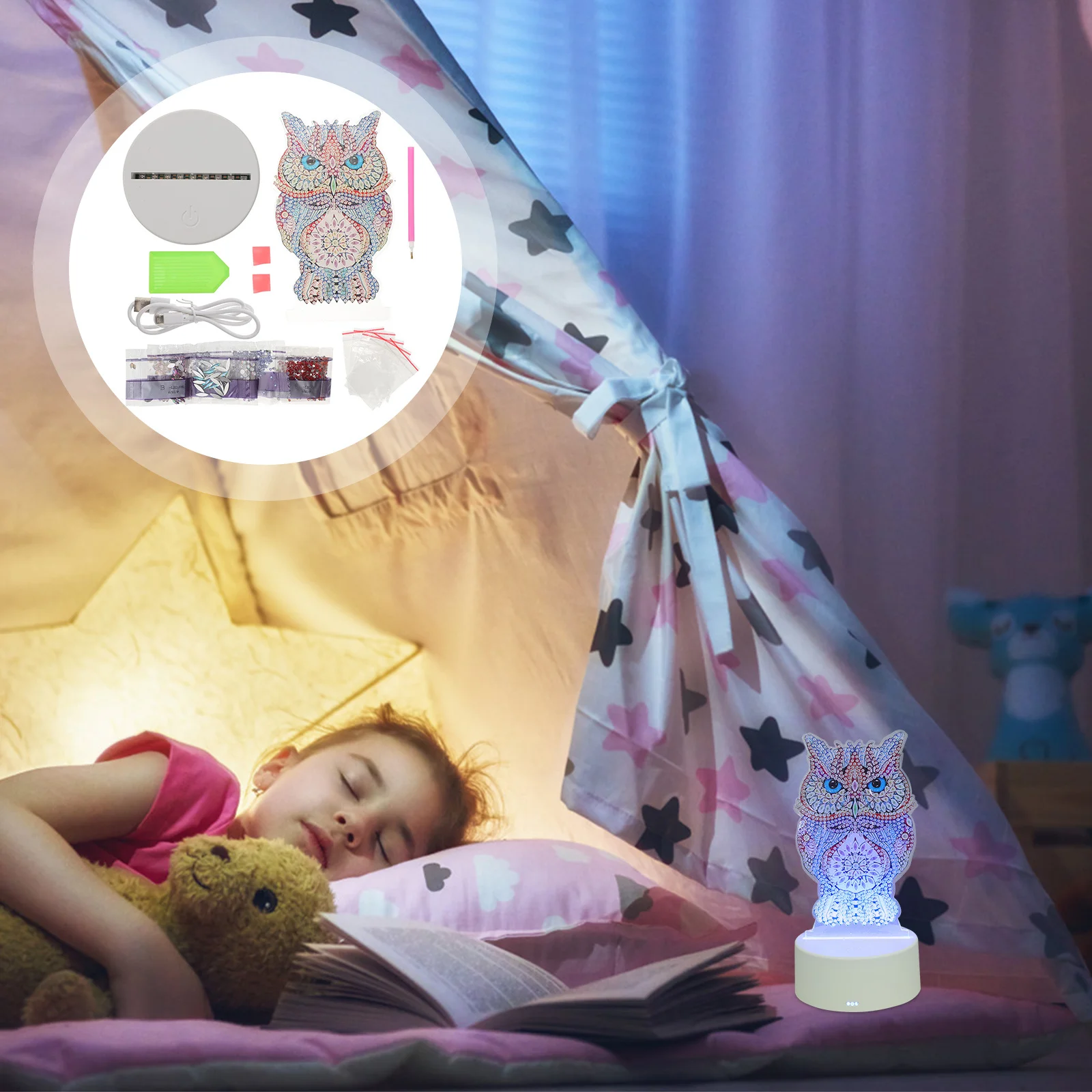 Рисунок 2 - светодиодный ночник «сделай сам»