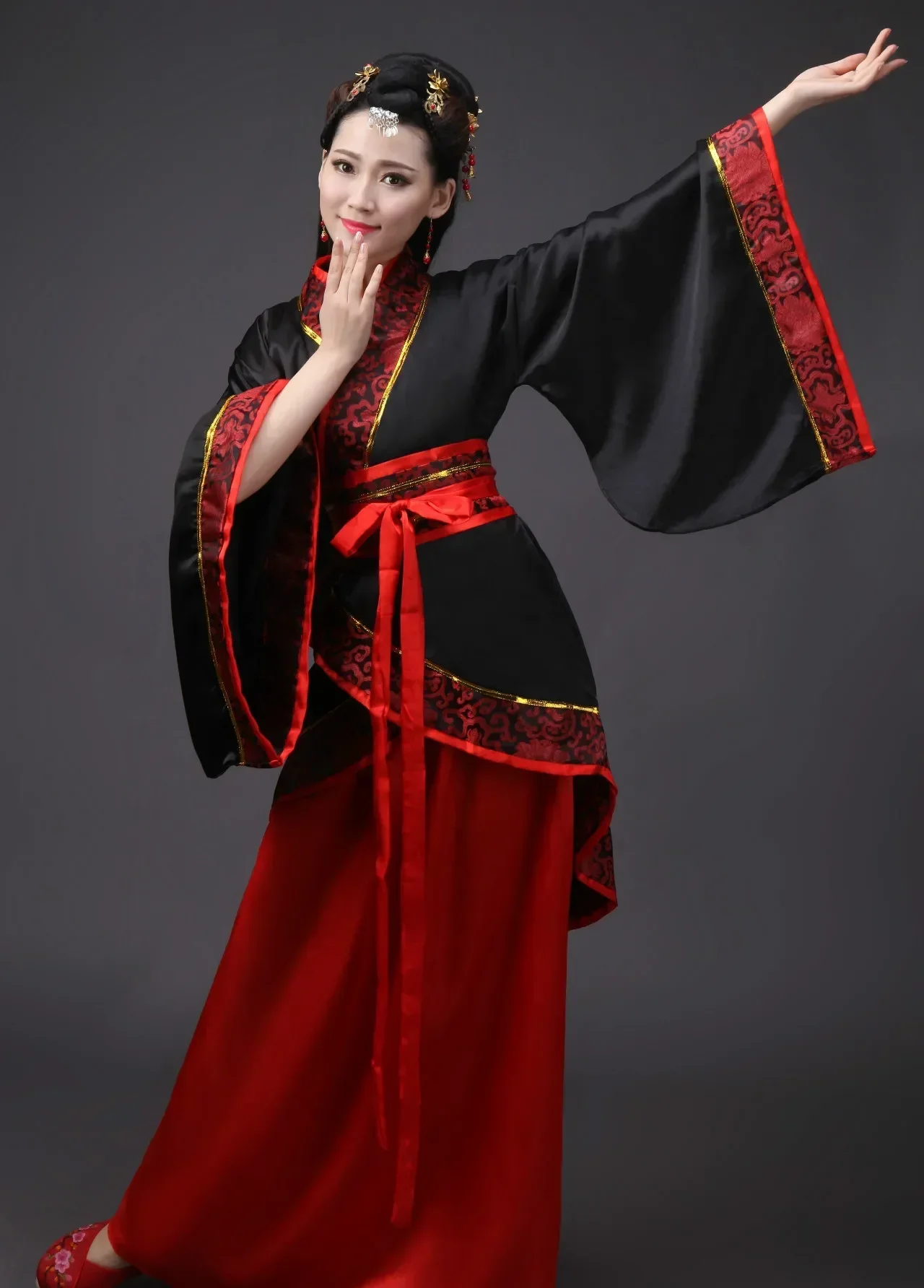 

Chinese Hanbok Women Hanfu Traditional Dress Tang Dynasty Performance Cosplay Costume Clothing Vestidos Chinos