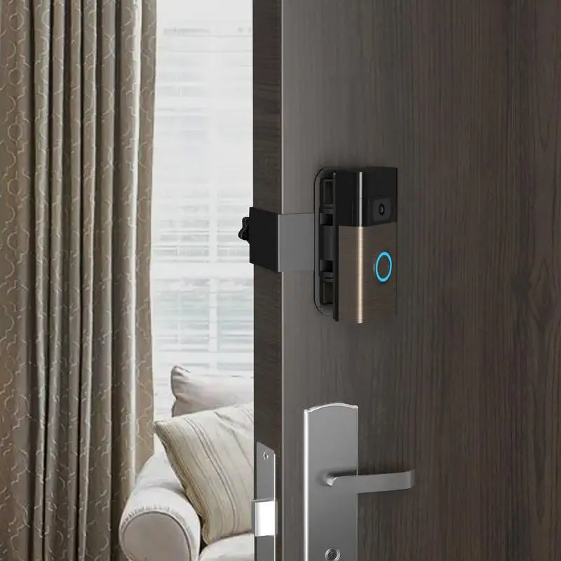 Регулируемое Угловое крепление совместимое с кольцами для видеозвонка 3 4 угловой Регулируемый адаптер Монтажный кронштейн держатель без отверстий