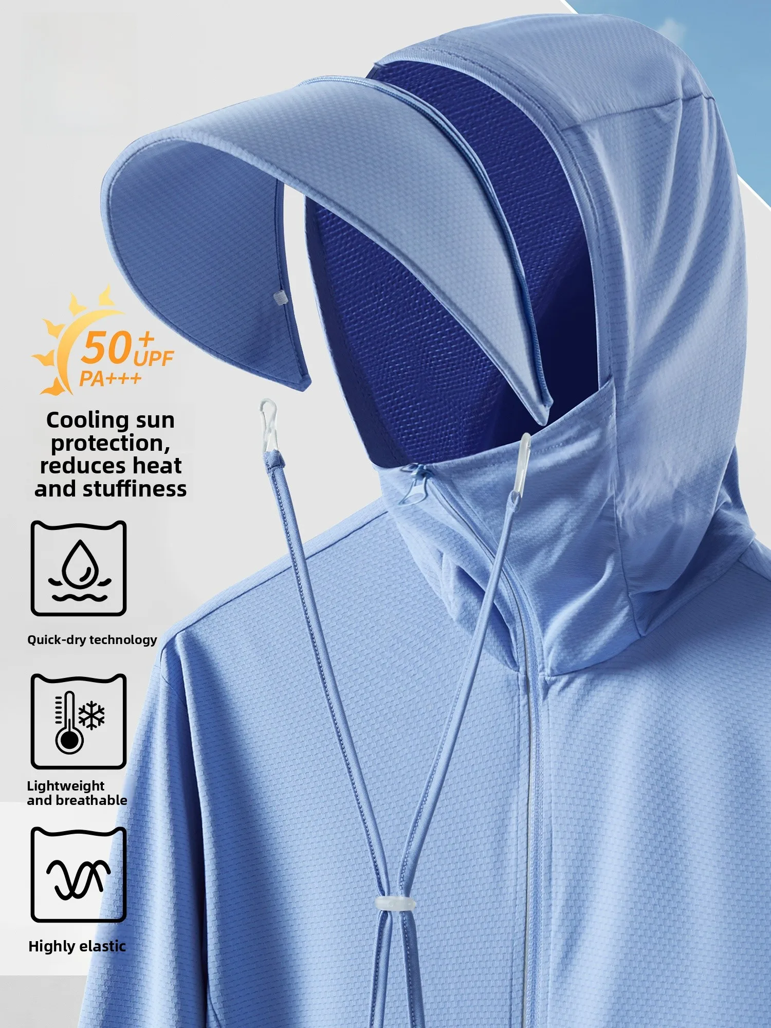 メンズ軽量速乾性通気性-uv-保護服夏薄い屋外釣りサイクリングライトスーツ-キャットマン