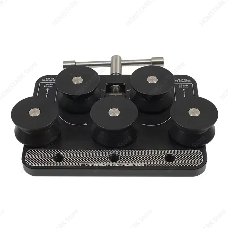 Manual Tube Straightener & Bender, Pipe Straightening Tool for 3/16 Inch‑1.0 Copper Brake Tubing