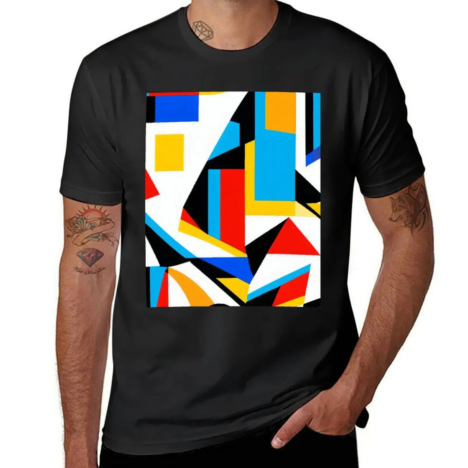 Geometric Elegance T-shirt Aesthetic clothing vintage clothes aesthetic clothes oversizeds mens graphic t-shirts hip hop