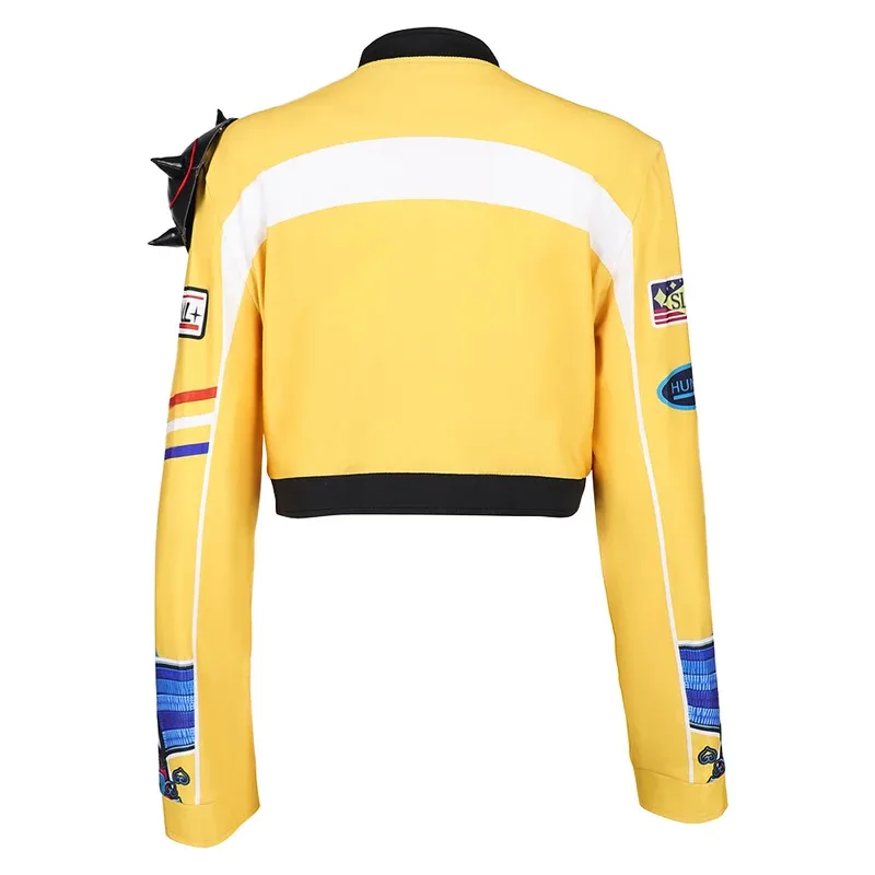 Женское пальто Руми с героями мультфильмов, костюм Fantasia, короткая куртка, наряды на Хэллоуин, карнавал, вечеринку, костюм для взрослых, 5;d'2.