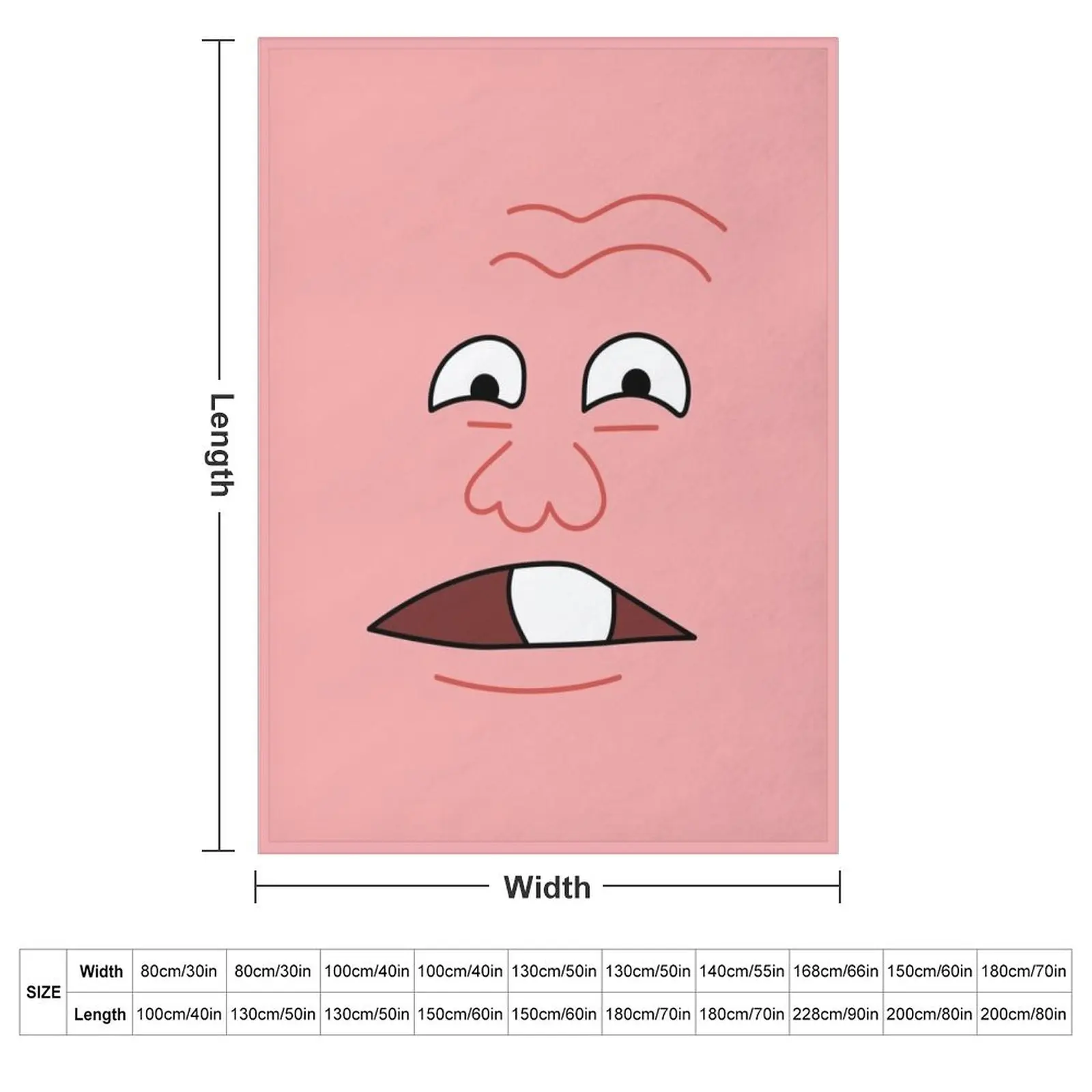 Who you calling Pinhead? - Patrick Throw Blanket Blankets For Baby Camping wednesday Hair Baby Blankets