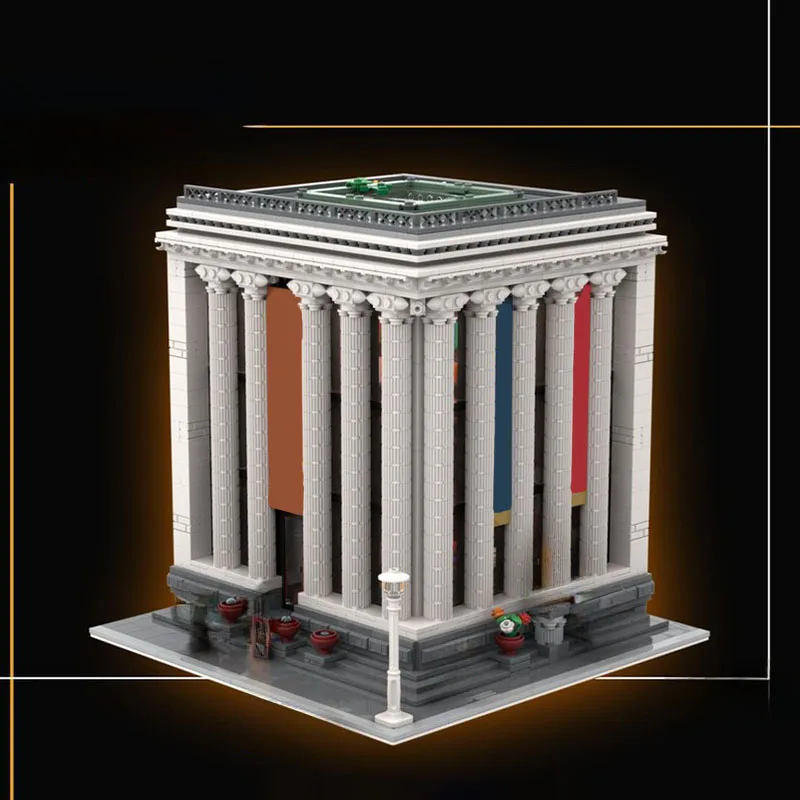 2481pcs MOC Modular Buildings The Grand Public Library Model Building Blocks Christmas Gift Toy Architecture Art 3D Creative