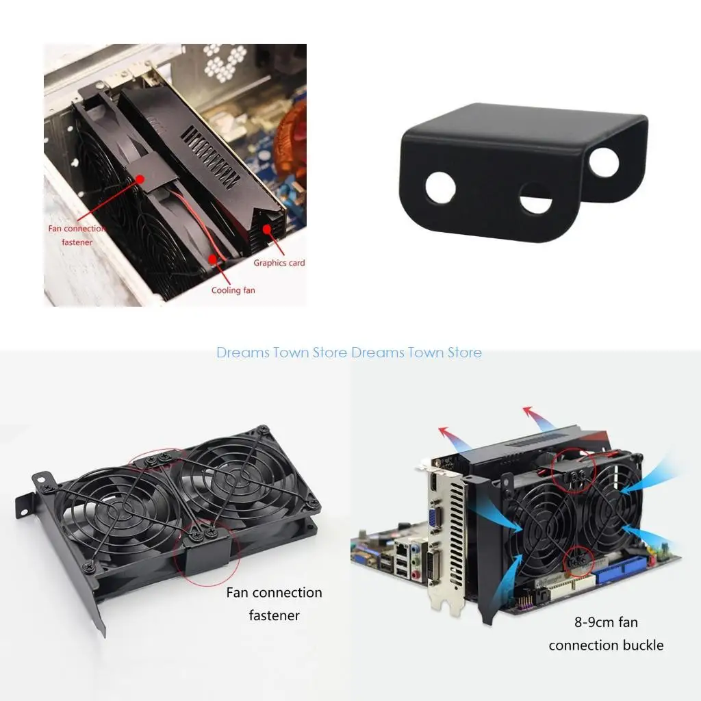

Монтажная стойка для вентилятора PCI PCI Flot Flot Flot Slot для установки и удаления охлаждения ПК