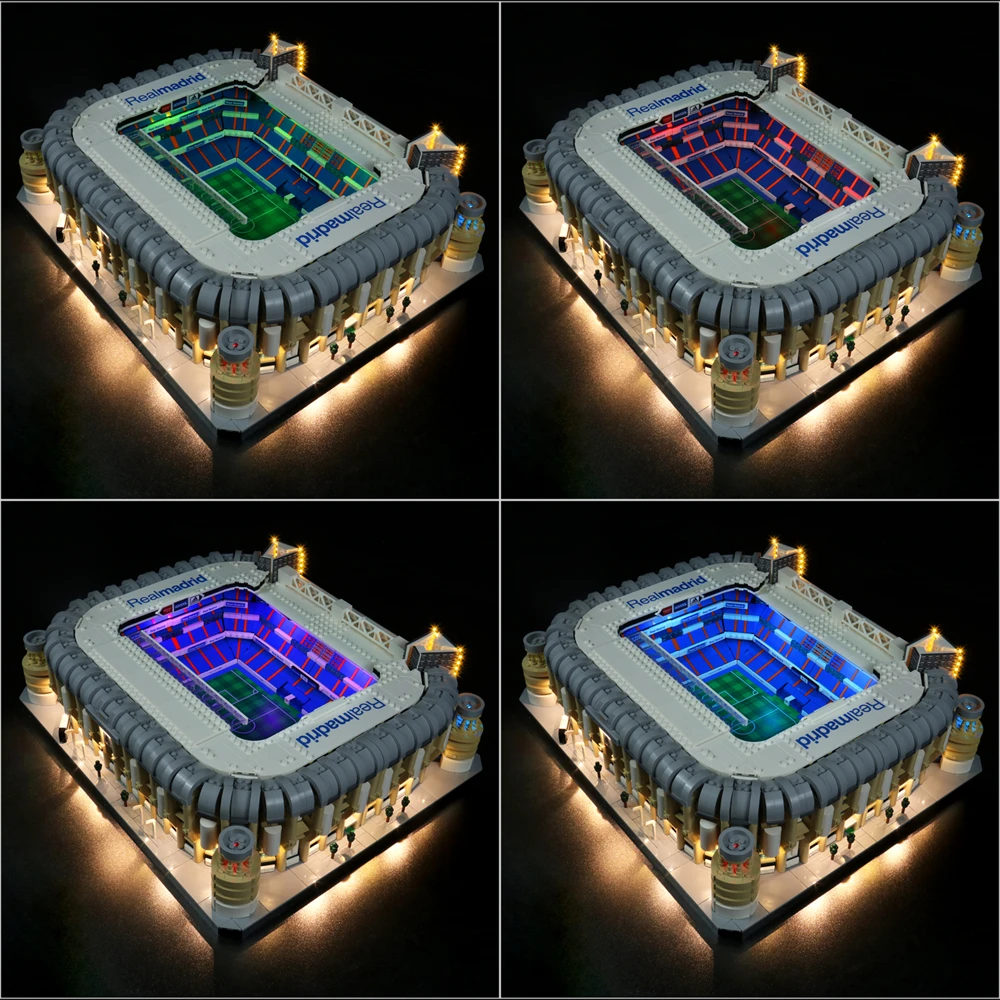 Vonado LED Lighting Set for 10299 Real Madrid – Santiago Bernabéu Stadium Collectible Bricks Light, Not Included Building Model