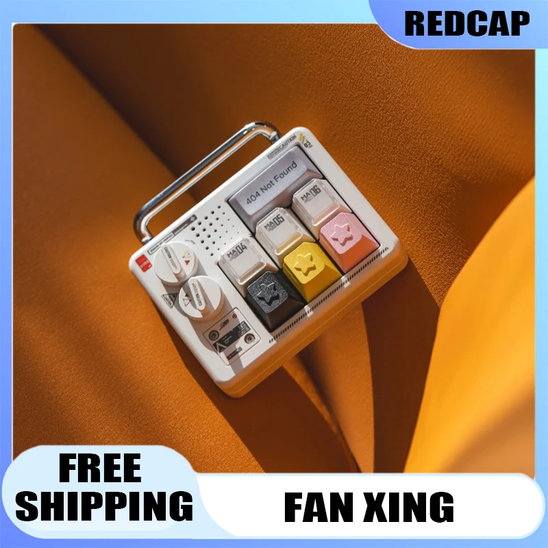 

Металлическая клавиатура Redcap Color Star, изготовленная на заказ алюминиевая персонализированная клавиатура с ЧПУ, игровая клавиатура, аксессуары для механической клавиатуры