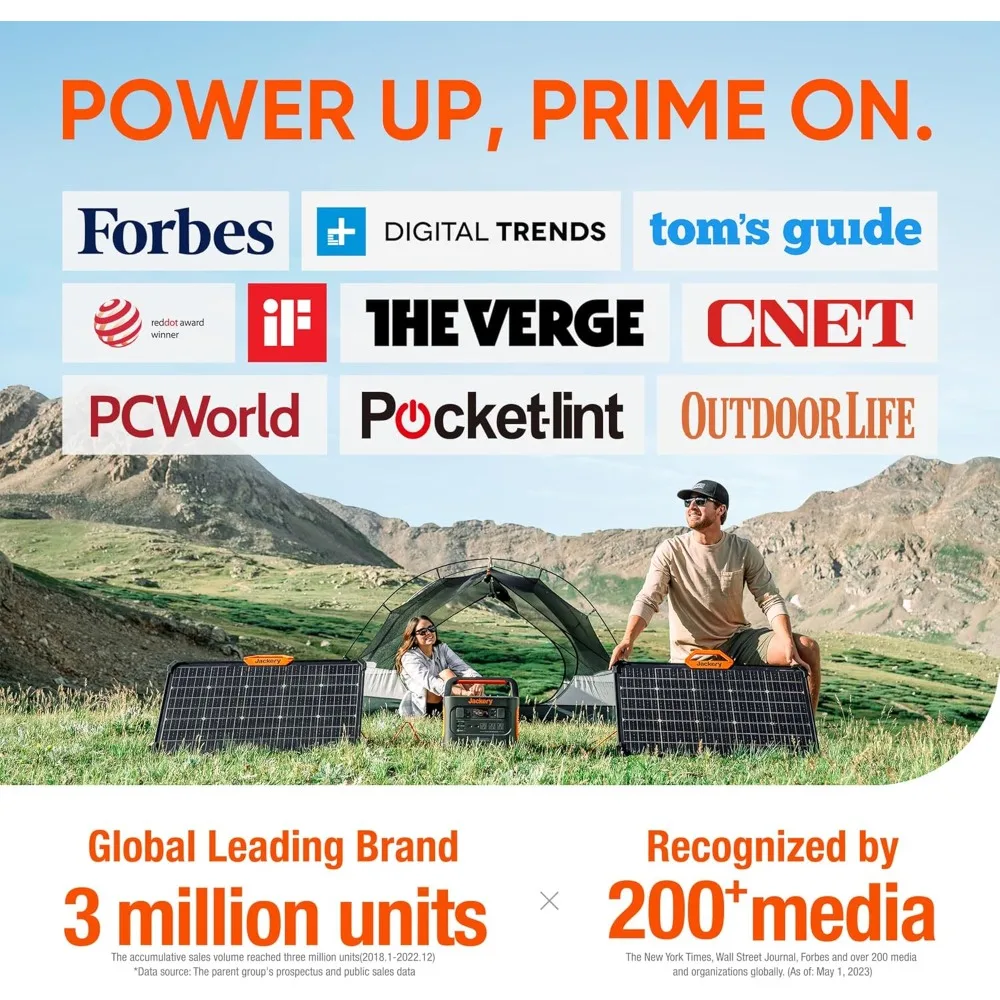 لوحة شمسية قابلة للطي بقدرة 100 وات من Jackery SolarSaga لمحطات الطاقة من سلسلة Explorer 240/300/500/1000/1500 #2