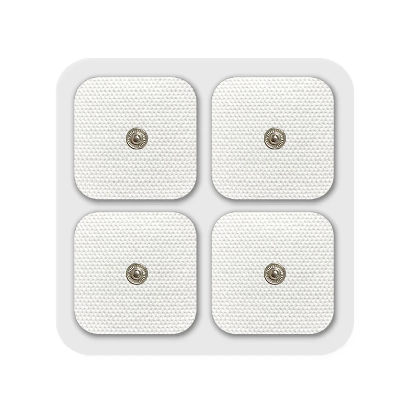 5 x5cm TENS unit Pads 4 pezzi di ricambio TENS elettrodi pad TENS patch per elettroterapia