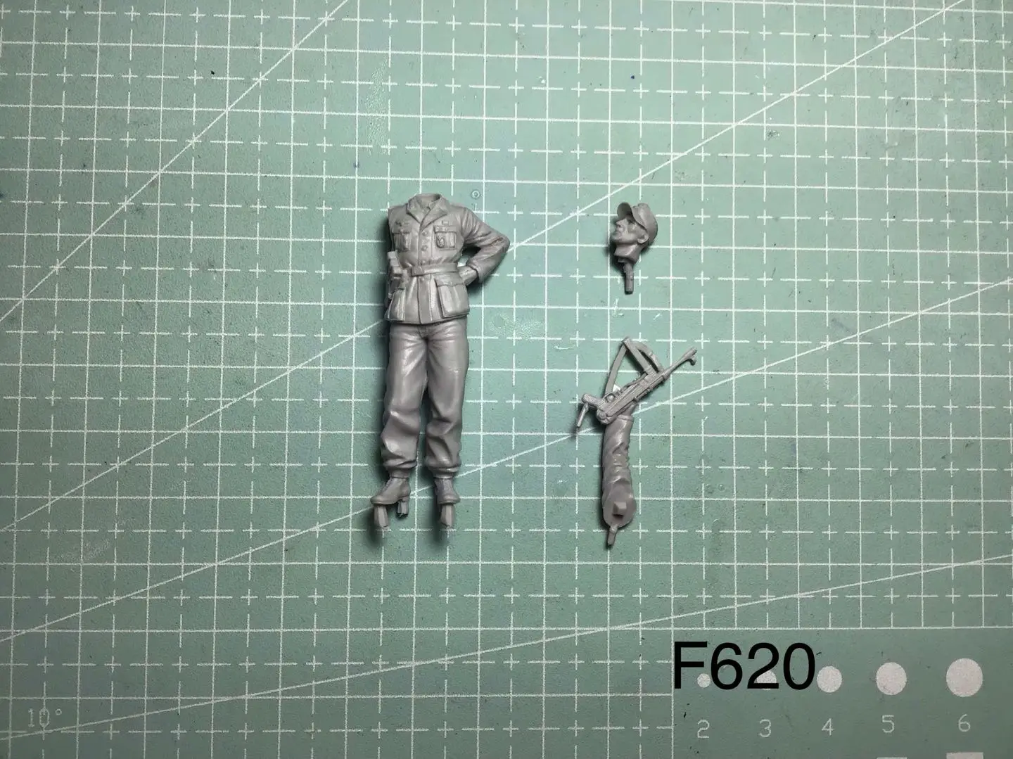 Figurine modèle GK 1/35 résine, kit non assemblé et non peint