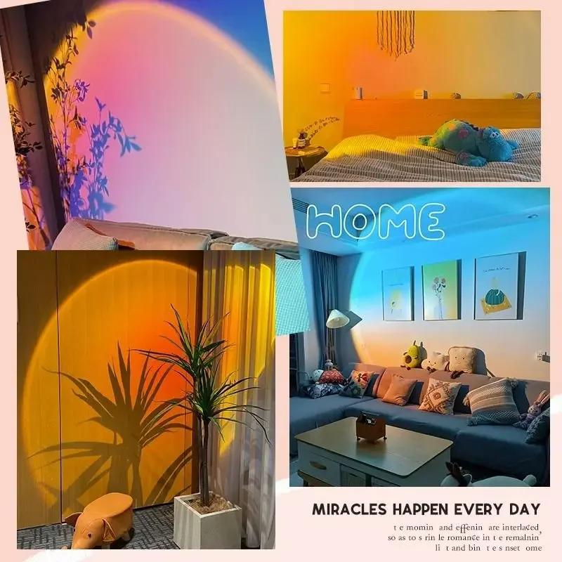 DurableSpotlight Living Room Household Background Wall Entrance Embedded Sunset Ambient Light