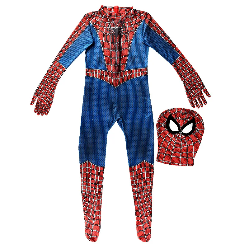 Disfraz de superhéroe de Spiderman para niños, mono 3D sin camino a casa para adultos lejos de casa, Cosplay de Spandex, fiesta Zentai