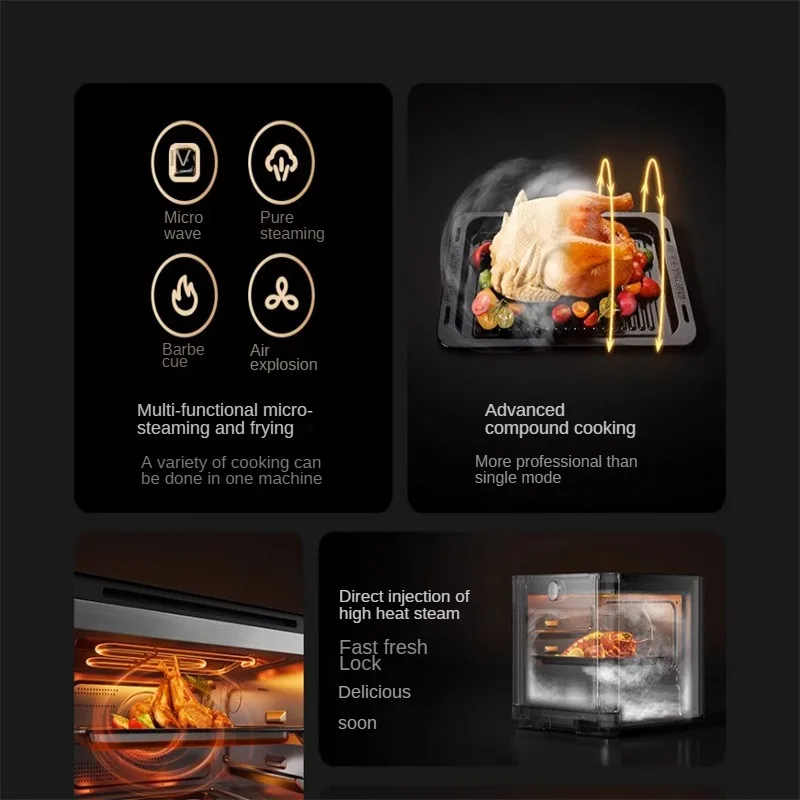 Xiaomi Mijia 27L Oven New Product Defatting APP Interconnection Integrated Intelligent Variable Frequency Micro Steaming Oven