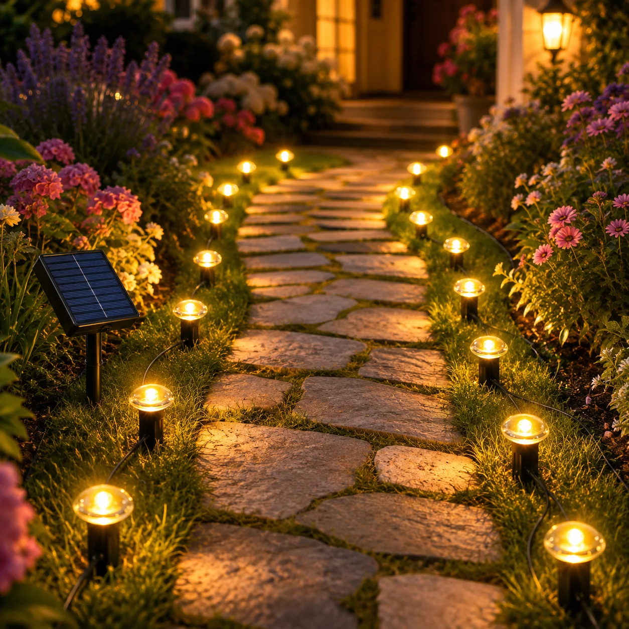 Solar Pathway Lights Outdoor G - Outdoor Lighting Driveway review and price
