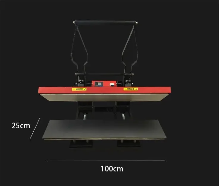 For Large format area 25*100cm  High Pressure   sublimation Machine 10*40 inch ribbon  Heat Press Machine