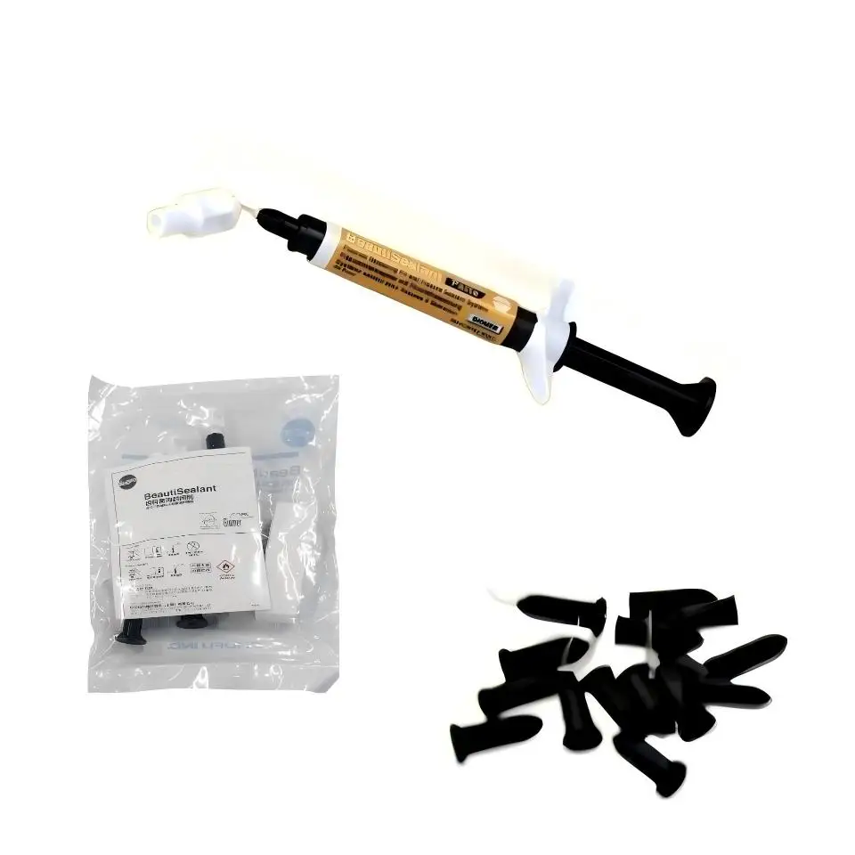 

SHOFU BeautiSealant Pit Fissure Sealant Bioactive S-PRG Giomer Technology 1.2g 3-Syringe Paste Pack BPA-Free & HEMA-Free