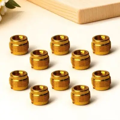 

10pcs Mic Stand 3/8 Female To 5/8 Male Durable Aluminum Thread Adapter For Microphone Stands Wide Compatibility Efficient Mic