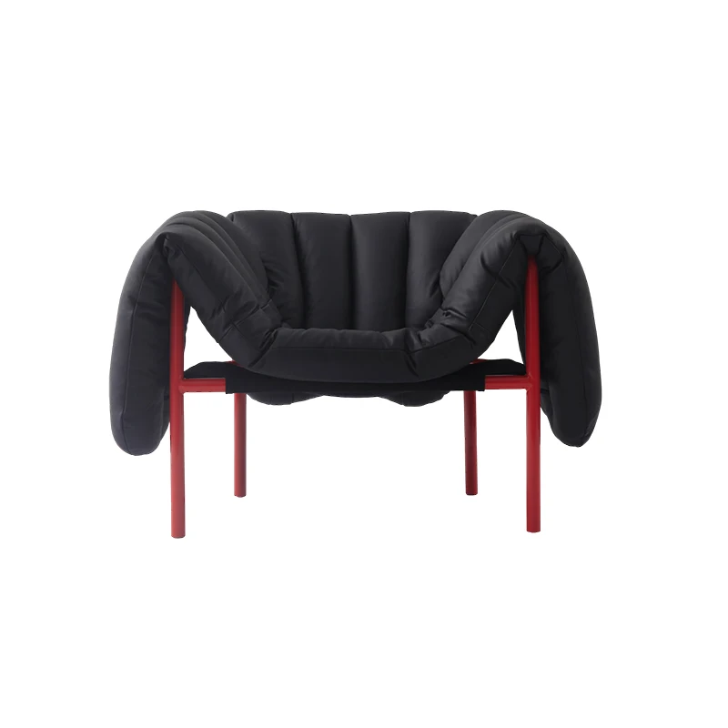 Stylish office chair Comfortable living room chair Leather hotel chair