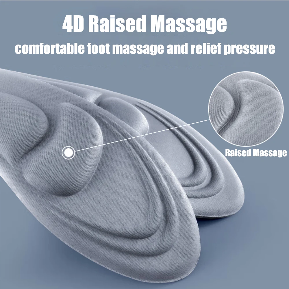 Plantar Fasciitis Arch Support Shoe Inserts for Sneakers Soft Memory Foam Sport Insoles for Shoes Woman Man Foot Massage insole