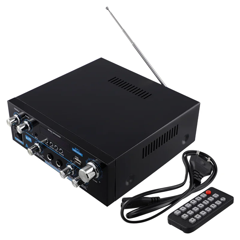 

AK55 Аудиоусилитель 2.0 Канальный HIFI Цифровой Bluetooth Усилитель USB Цифровой Усилитель EU PLUG