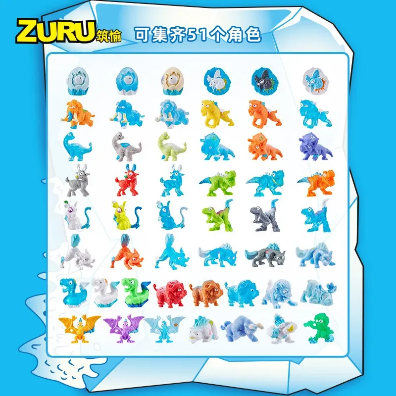 Original Zuru Dinosaur Smashers Smash The Ball Dino Ice Age Surprise Frozen Dino Egg Smash Eggs Figure Boy Toy Gifts Collectable