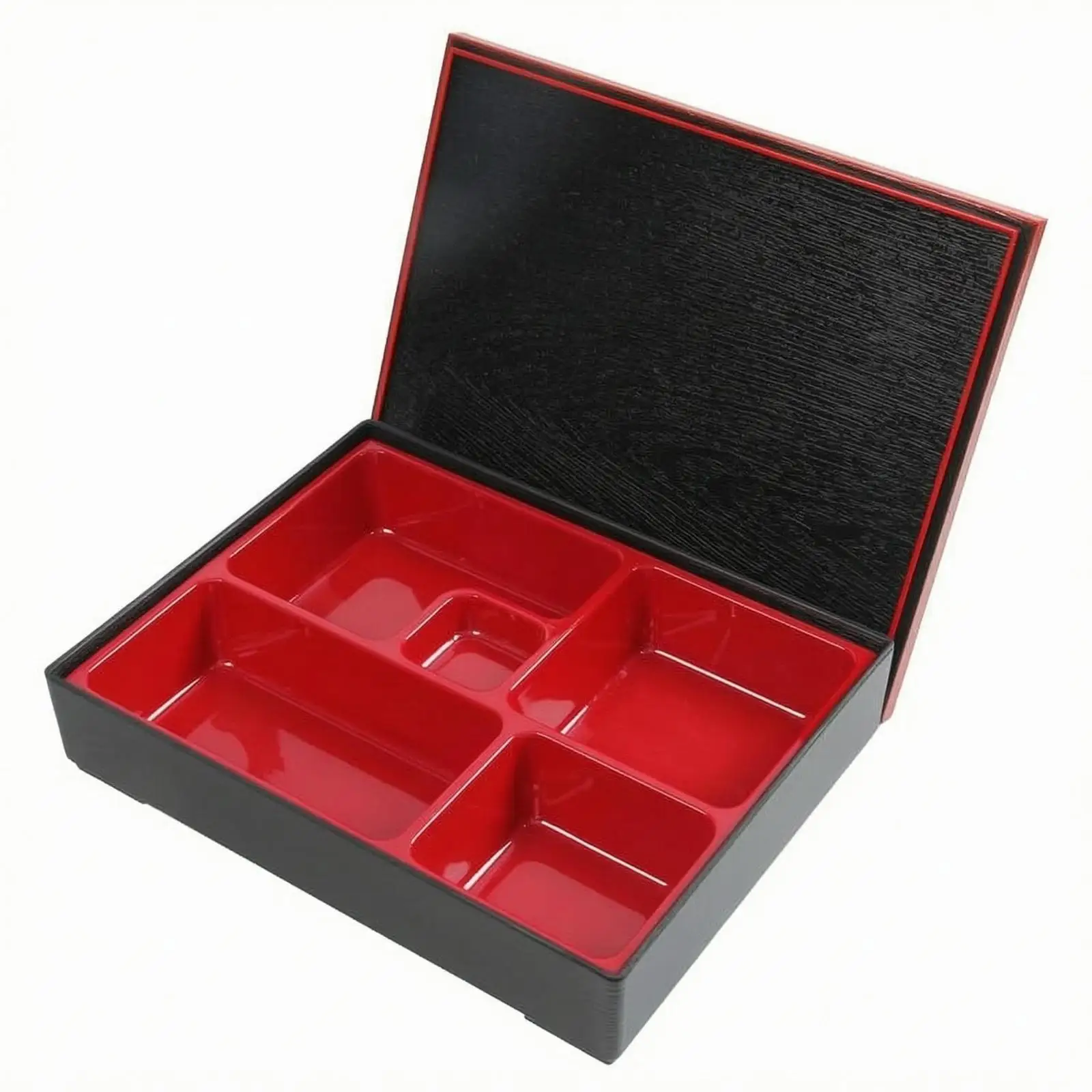 Heat Resistant Container Plastic Bento Box Divided Lunch Box Japanese Food Storage for Travel Office