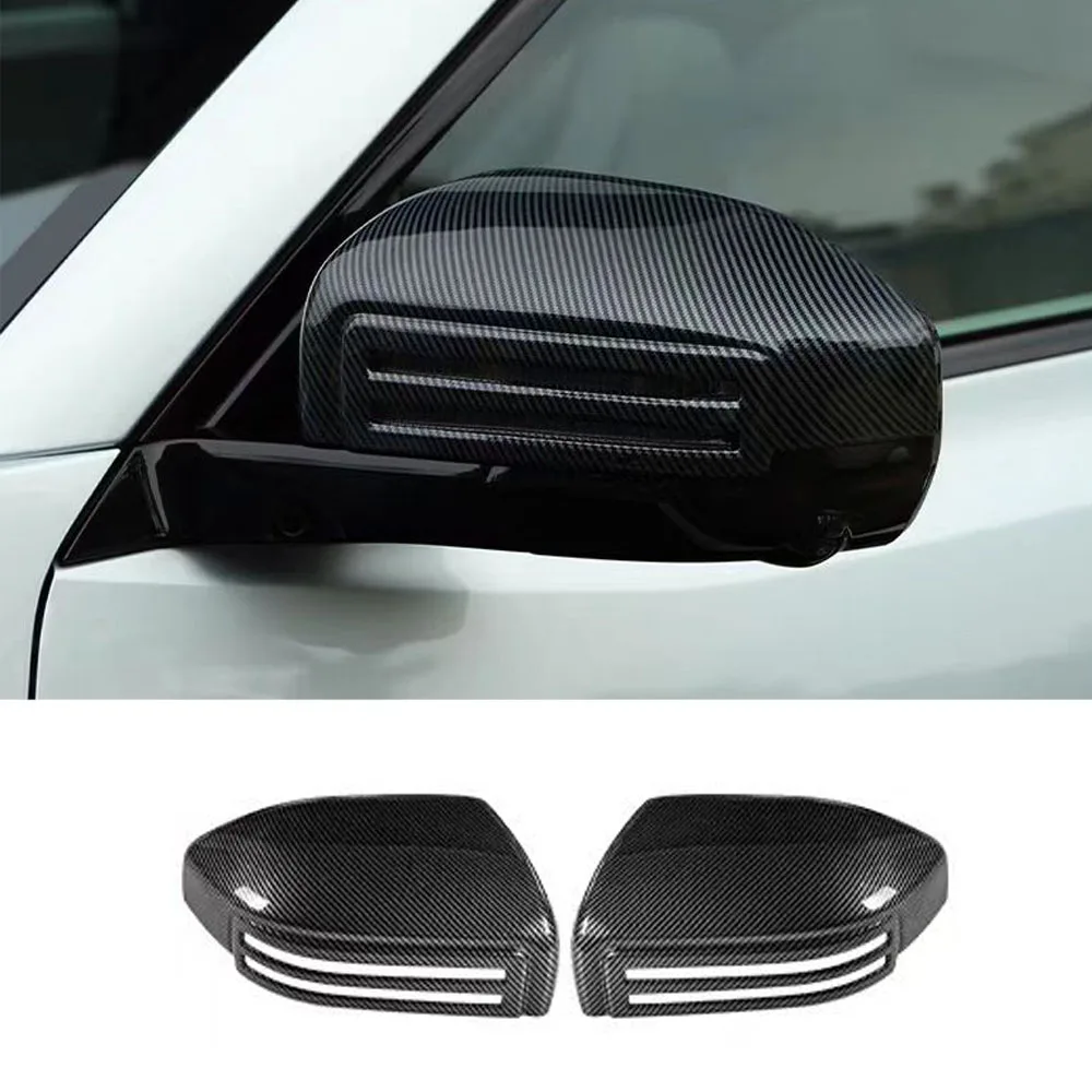 

Blackened Car Rearview Mirror Anti-collision And Reverse Protection Cover Frame Accessories Fit For Equation Leopard Titanium 3