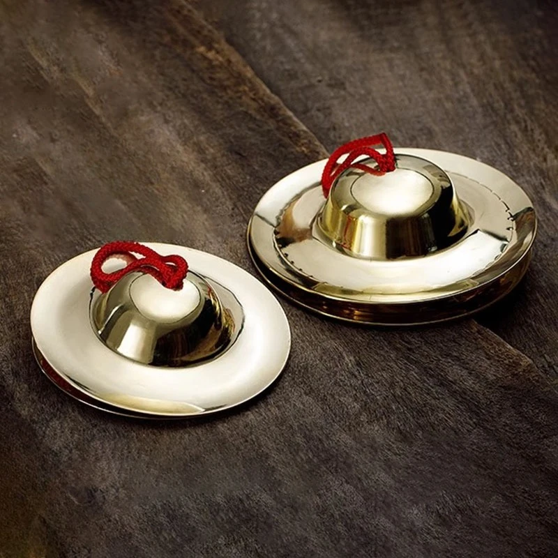 Handmade Copper Cymbal Mini Portable Cymbals Professional Meditation Crash Cymbal Chinese Tradition Percussion Instruments