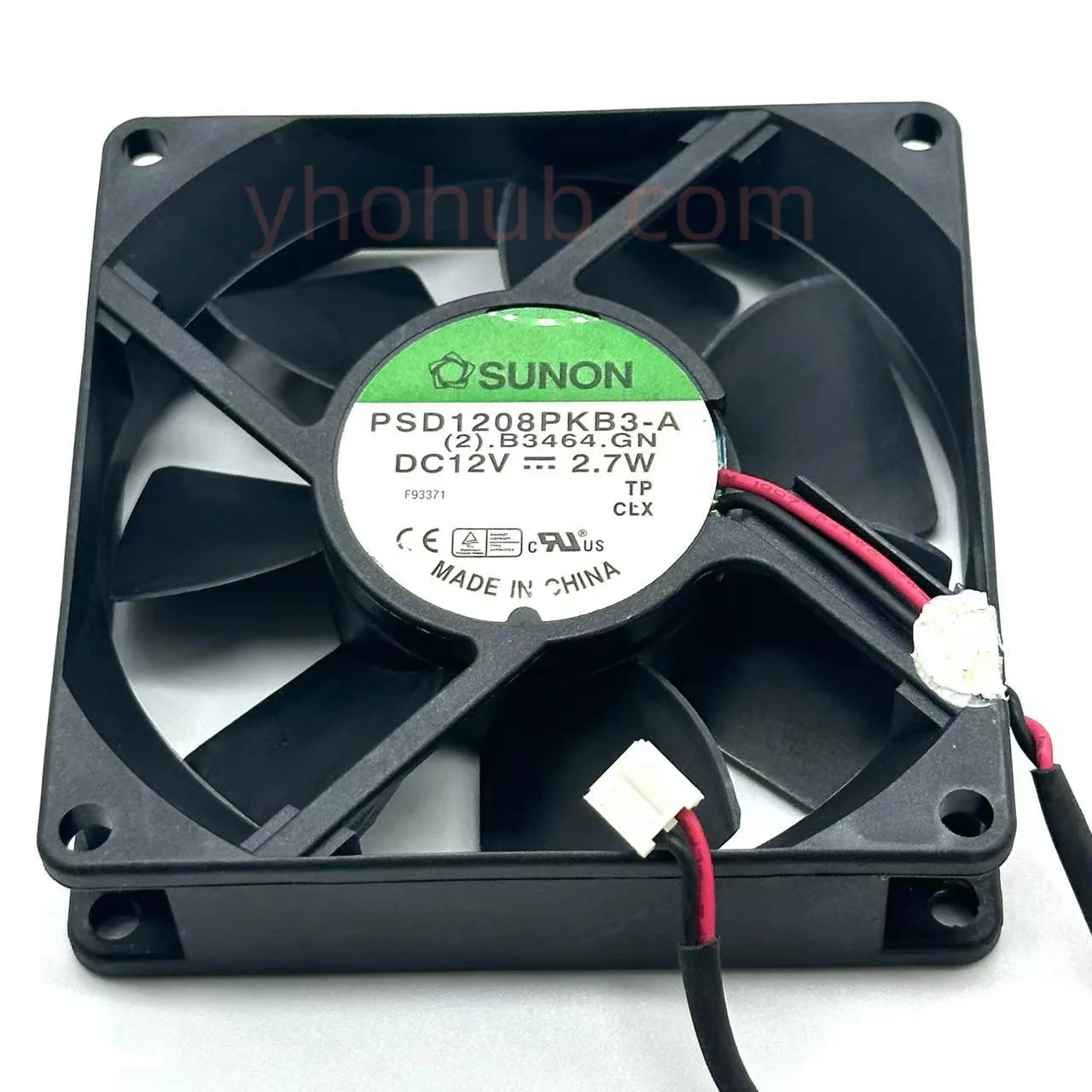 

SUNON PSD1208PKB3-A DC 12V 2.7W 80x80x20mm 2-Wire Server Cooling Fan