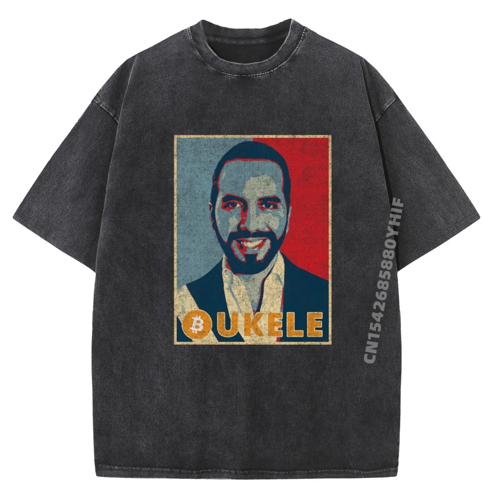 

Graphic Mens T-Shirt Nayib Bukele President Of El Casual Tops & Tees Street Wear T Shirt Autumn Loose Wear Clothes