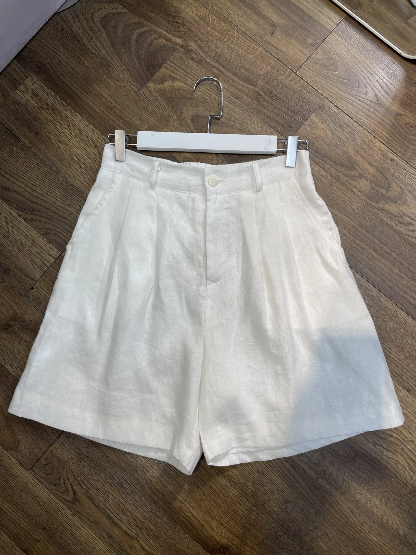 

Two-Color Linen Shorts for Women, Fashionable Casual Shorts, Exquisite and Versatile, 2021 Spring and Summer