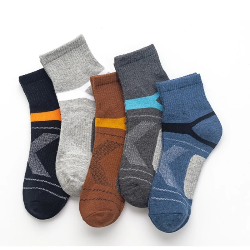 3 Pairs High Quality Men\'s Socks Black Sports Socks Casual Soft Running Summer Absorb Sweat Breathable Male Sock Sokken