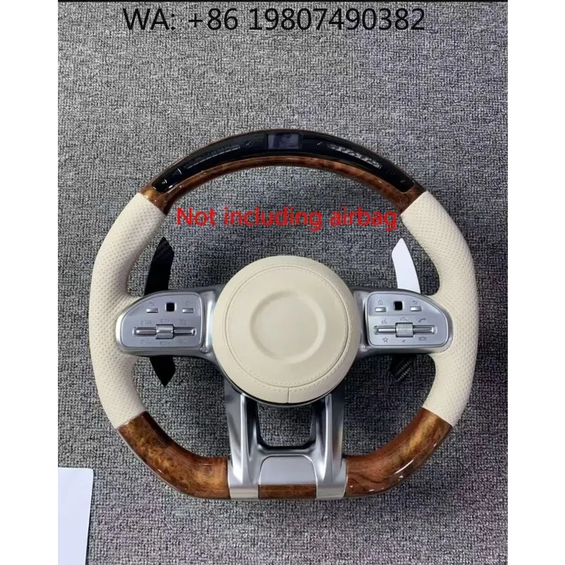 Custom Blue Forged Carbon Fiber Steering Wheel Hot Modified Upgrade With Practical Shift Paddle Parts