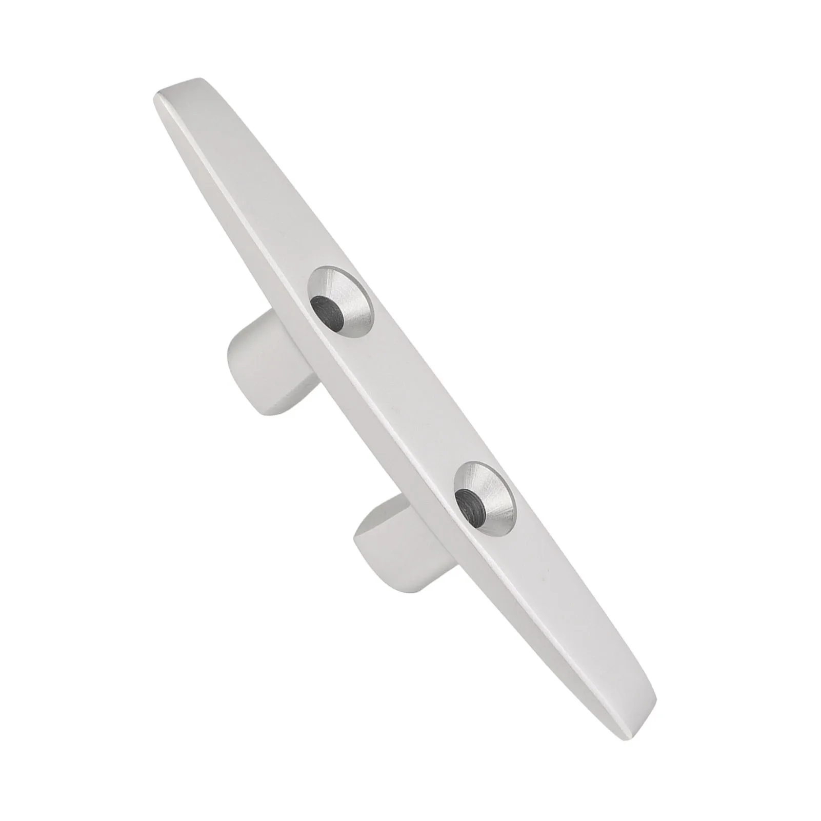 

200mm Boat Dock Cleat with Holes - Aluminum Marine Bollard, Ship Yacht Hardware -Dock Cleat Accessory, Marine Hardware Component