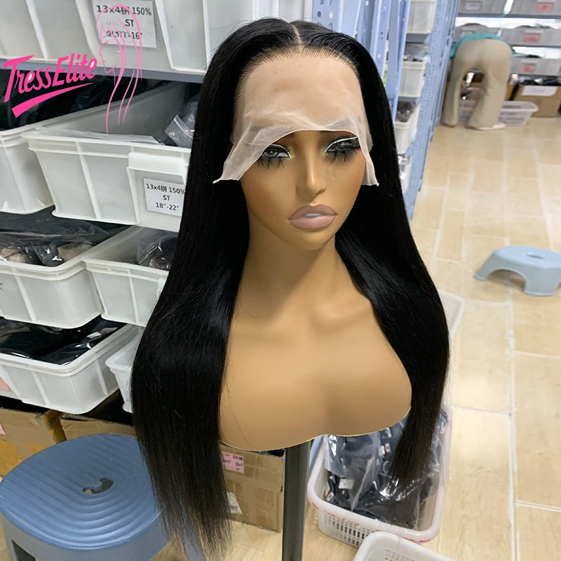 جودة عالية 9*6 الدانتيل باروكة من شعر طبيعي بدون صمغ اللون الطبيعي VoluminousTangle الحرة وطويلة الأمد يجب أن يكون لها لون طبيعي #6