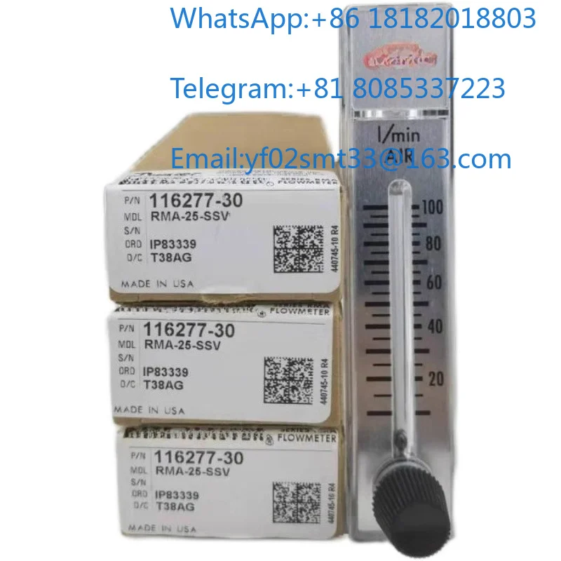 RMA-21/22/23/24/25/26-SSV-APF Rotary Float Flow Meter With Regulating Valve Transparent Tube Visible Flow For Water Gas Weak