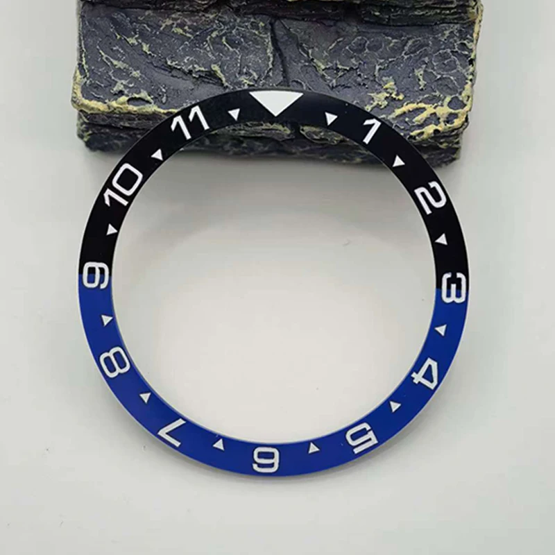 Плоский керамический ободок для часов Mod 38 мм × 31,5 мм, кольцо-вставка подходит для SKX007 SKX009 SRPD, корпус часов NH35 NH36, механизм, мужские детали для часов, ремонт