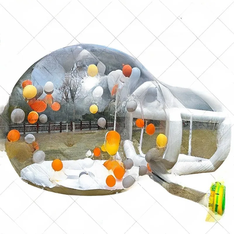 Outdoor homestay inflatable starry sky transparent tent hotel dining accommodation agritainment yurt room