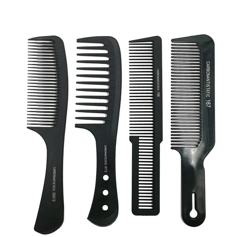 Comb Plastic Barber Combs Black Thickened Hair Cutting Comb Men\'s and Women\'s Styling Tools Professional Hair Cutting Comb