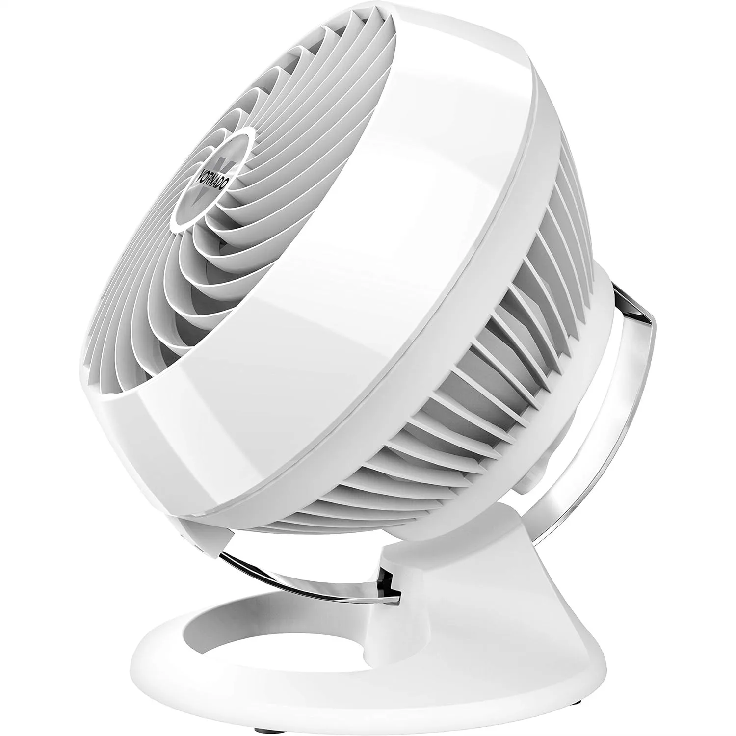 

Desk Fan with 3 Speeds, Adjustable Tilt Chrome Glide Bar, for Bedroom Office Home, Air Circulation up to 70 Feet, Quiet Table