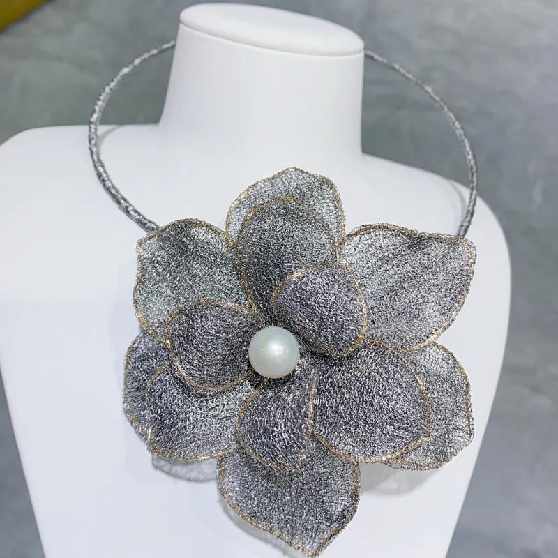 

SGARIT Natural Edison Pearl Choker 14K Gold Filled Collar Necklace for Women Luxury Freshwater Pearls Minimalist Jewelry Gift