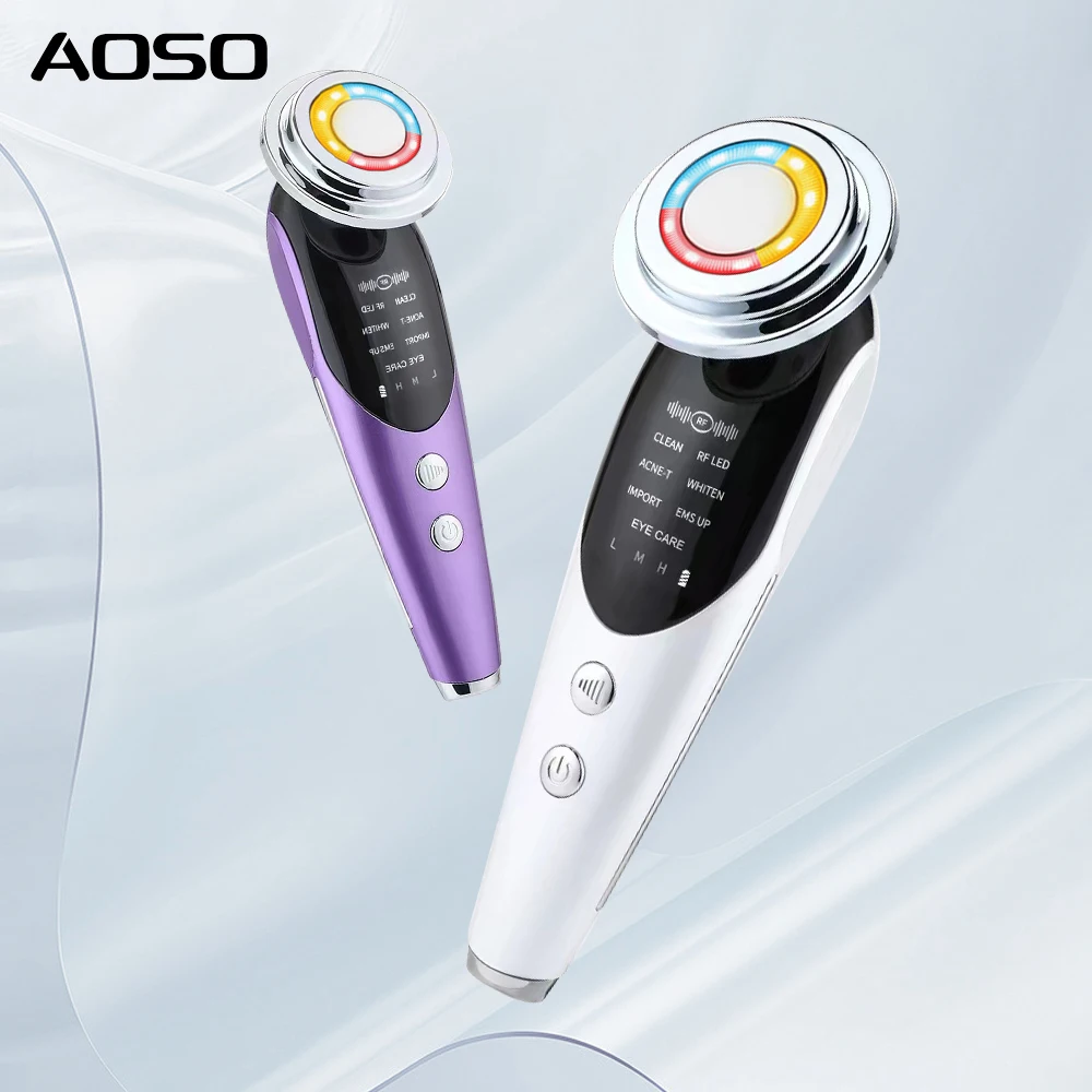 【7D Beauty Device】EMS Microcurrent + Color Photon Therapy, At-Home Thermage-Level Care, Multi-Functional All-in-One