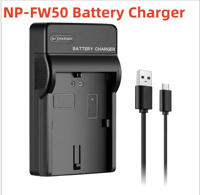 NP-FW50 NPFW50 FW50 Battery For SONY A6000 α6000 A6400 A5000 A6300 A7M2 A7R II 1500mAh Camere Battery  USB Battery Charger