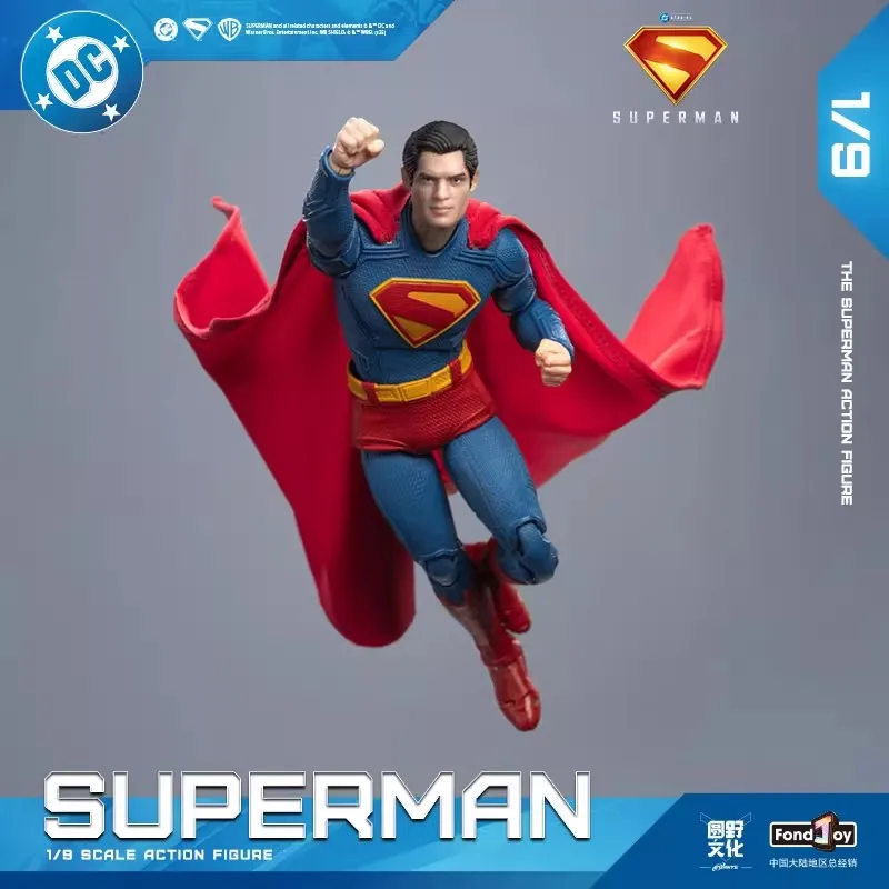 

Fondjoy New Superman 1/9 Action Figure Dc Movie Version Gunn'S New Superman Figure Ornaments For Toys And Boys Gifts